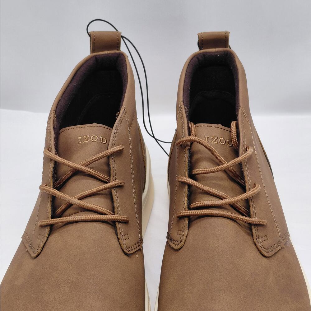 Izod Palmer Men's Chukka Boots Size 10M Brown Lace Up Casual Comfort Shoes - Picture 7 of 11